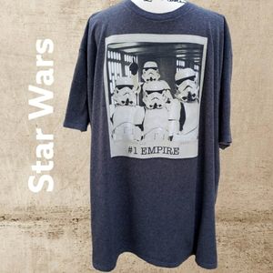 Star Wars #1 Empire charcoal gray tee